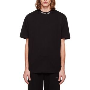 Moncler, Black, Cotton, T-shirt